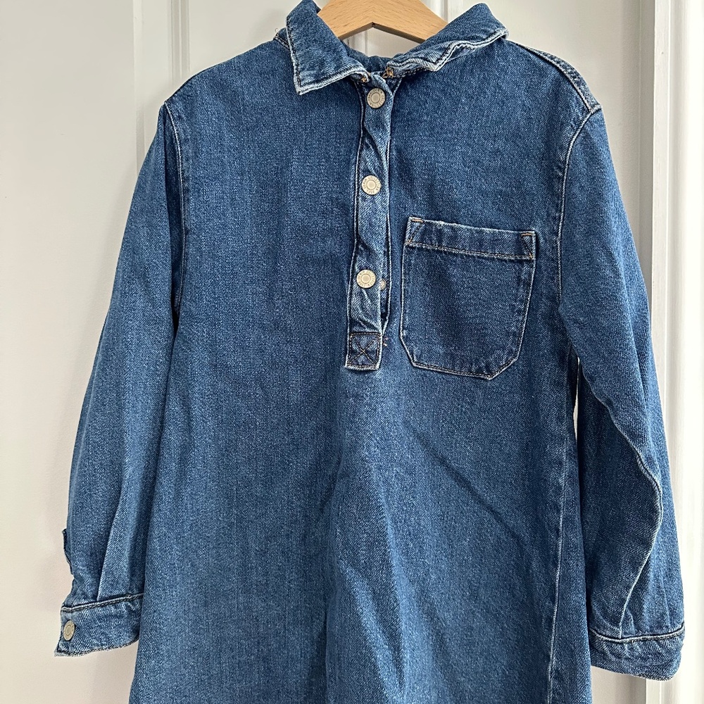 Zara denim girls dress